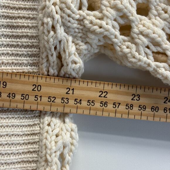 Kimchi Blue Womens‎ Boho Chic Chunky Fisherman Vibes Open Knit Cardigan Size XS - Picture 4 of 9